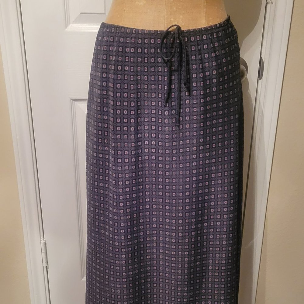 Vintage Studio Y2K Gray and Black Maxi Skirt